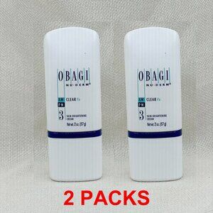 Obagi Medical Nu-Derm Clear Fx Face Cream 1.7oz 2 PACKS new